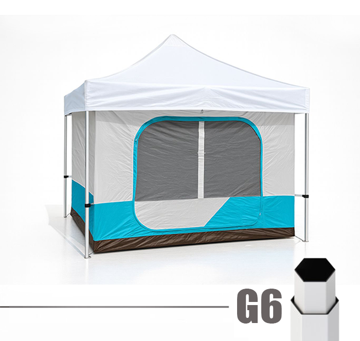 אוהל גזיבו קמפינג, דגם G6, מידה 3*3 מטר