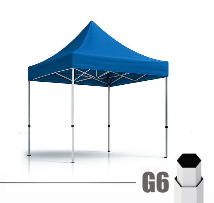 2×2 דגם מתכת פרופיל משושה – G6